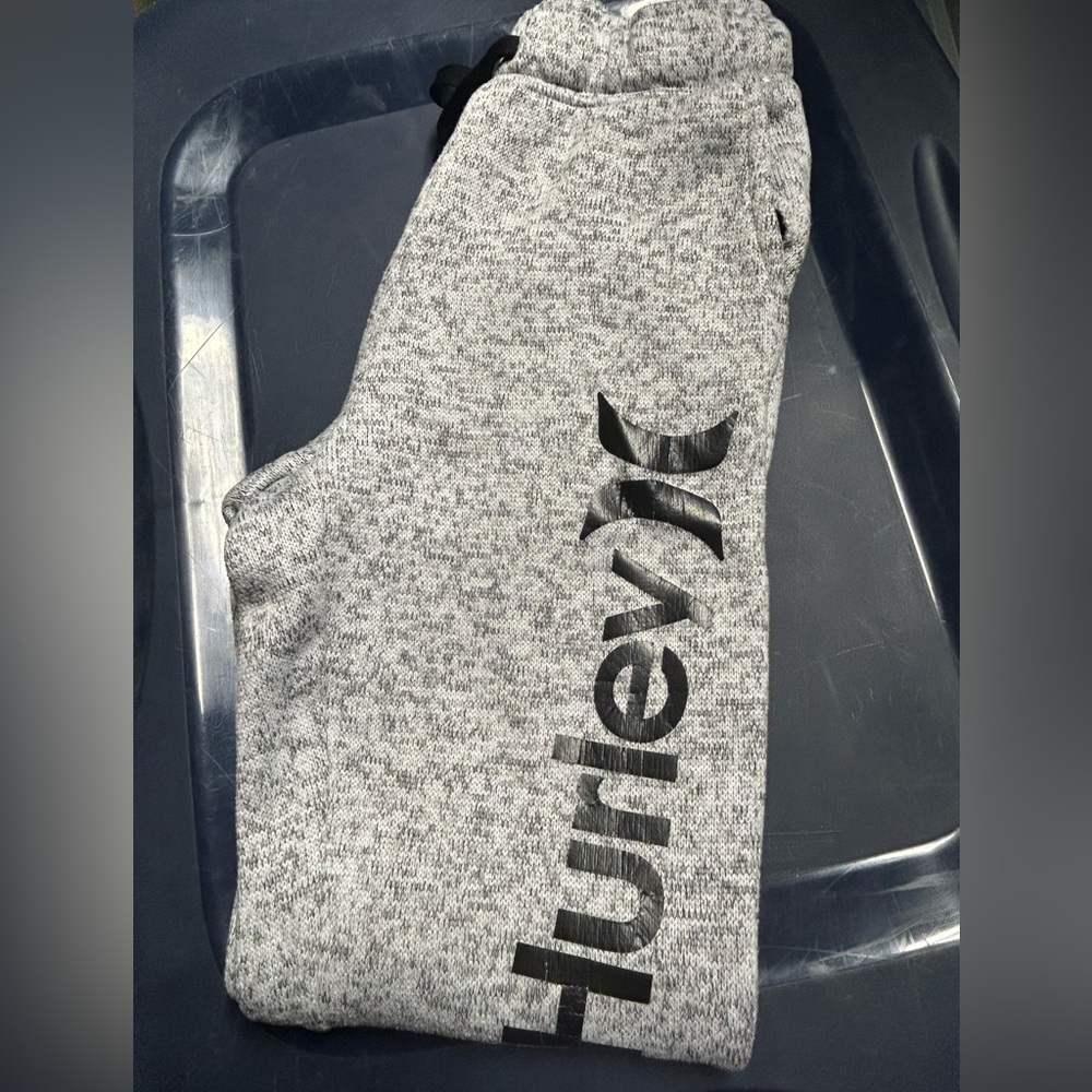 Hurley Heather Gray Knit Pants